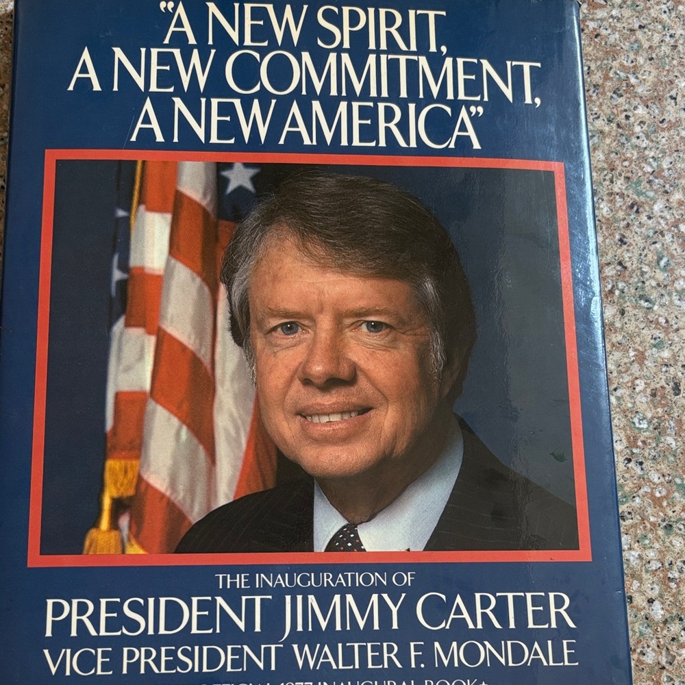 Jimmy Carter Inauguration hardcover Book 1977